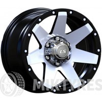 LS Wheels LS881 7x16 5x139.7 ET 10 Dia 108.5 (MBF)
